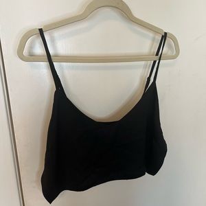 Tobi Silk Crop Top Tank